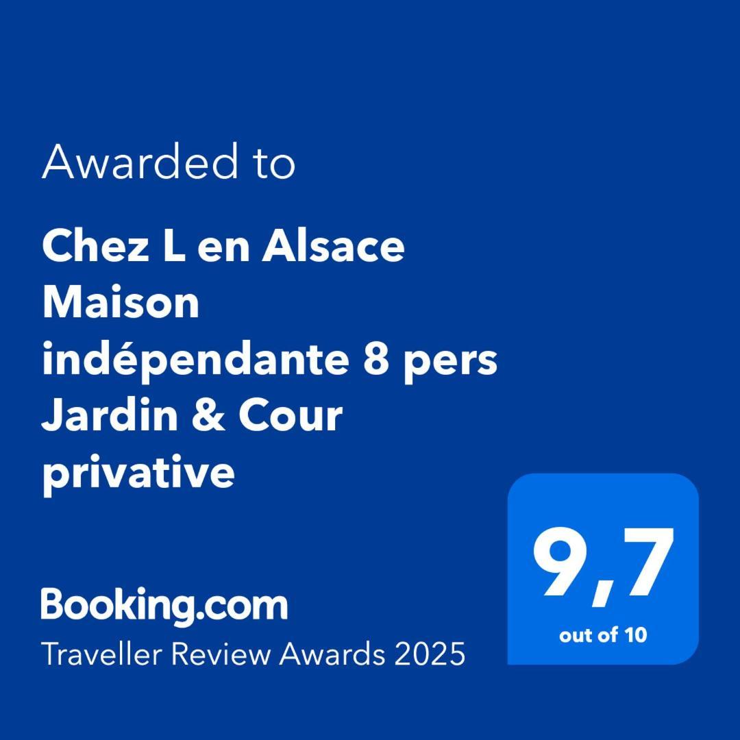 Chez L En Alsace Maison Independante 8 Pers Jardin & Cour Privative Griesheim-près-Molsheim Екстериор снимка